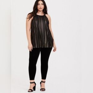 Torrid Velvet Soft Black Legging Pant Size Large/ Torrid 0